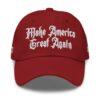 Red Gothic MAGA 45-47 Hat