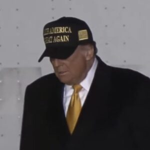 Gold Dark MAGA Hat – MET WITH JOE ROGAN!