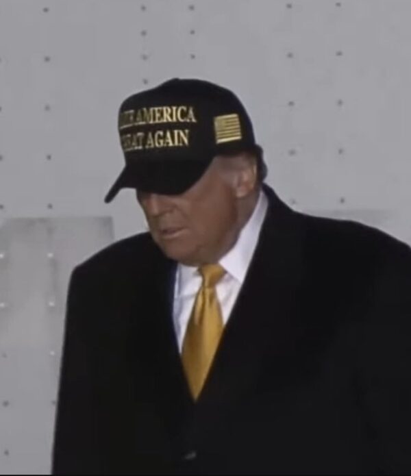 Gold Dark MAGA Hat – MET WITH JOE ROGAN!