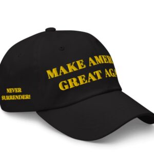 TRUMP BLACK GOLD MAGA HAT