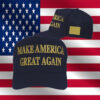 TRUMP DARK GOLD MAGA Navy HAT