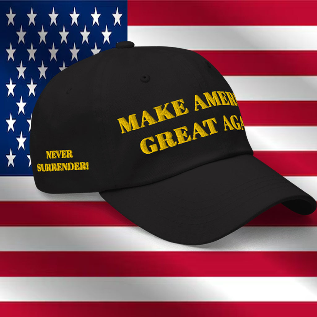 TRUMP DARK MAGA – GOLD MAGA HAT