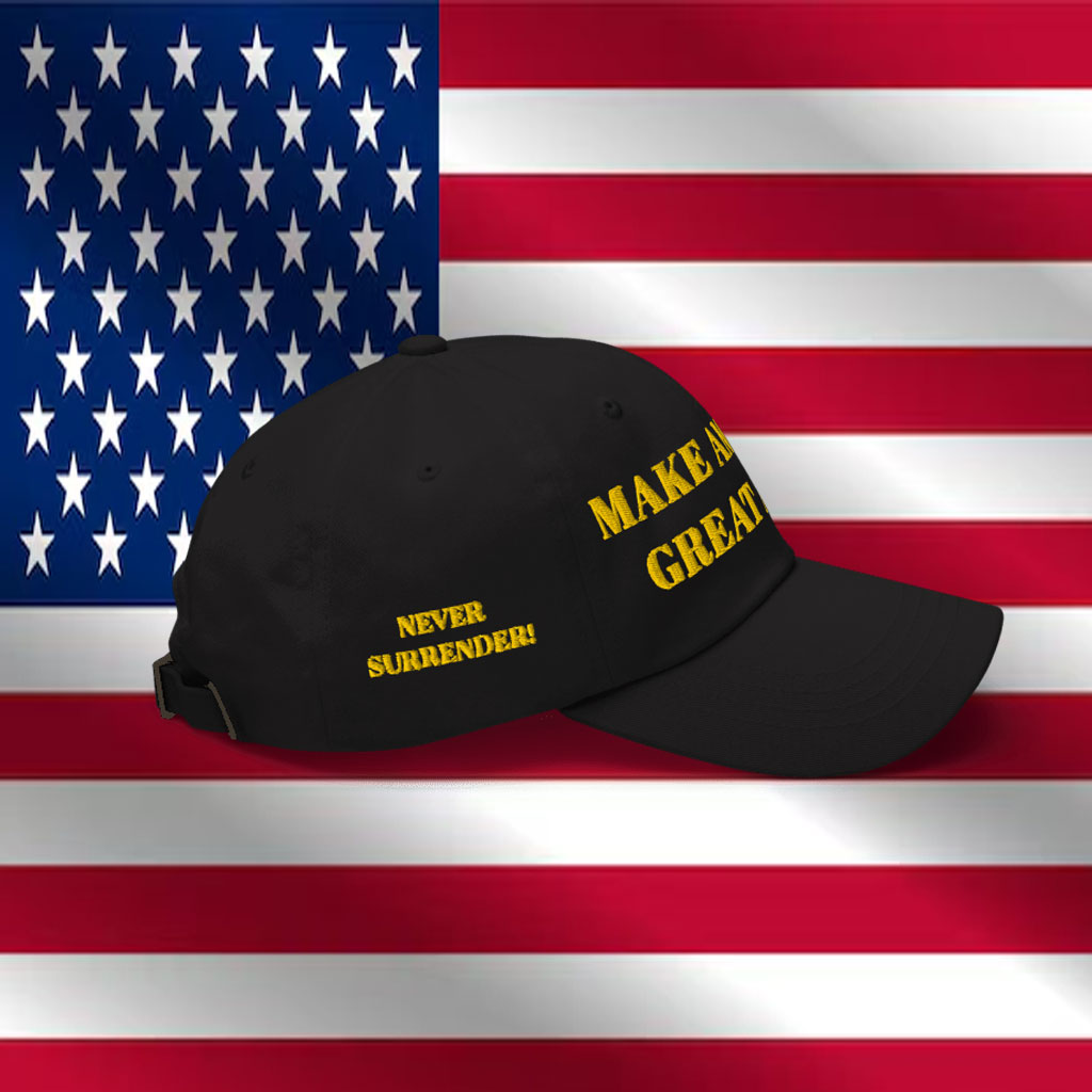 TRUMP DARK MAGA – GOLD MAGA HAT