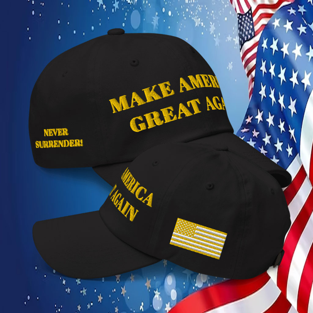TRUMP GOLD MAGA 2024 HAT