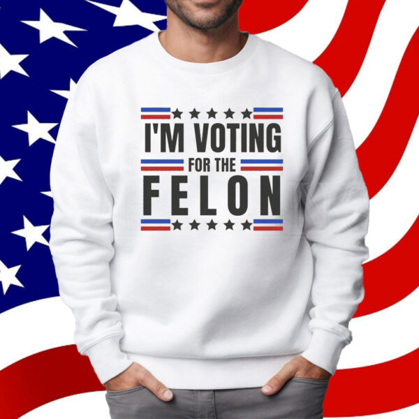 TRUMP - I'm voting for the felon - Unisex Short Sleeve Shirt