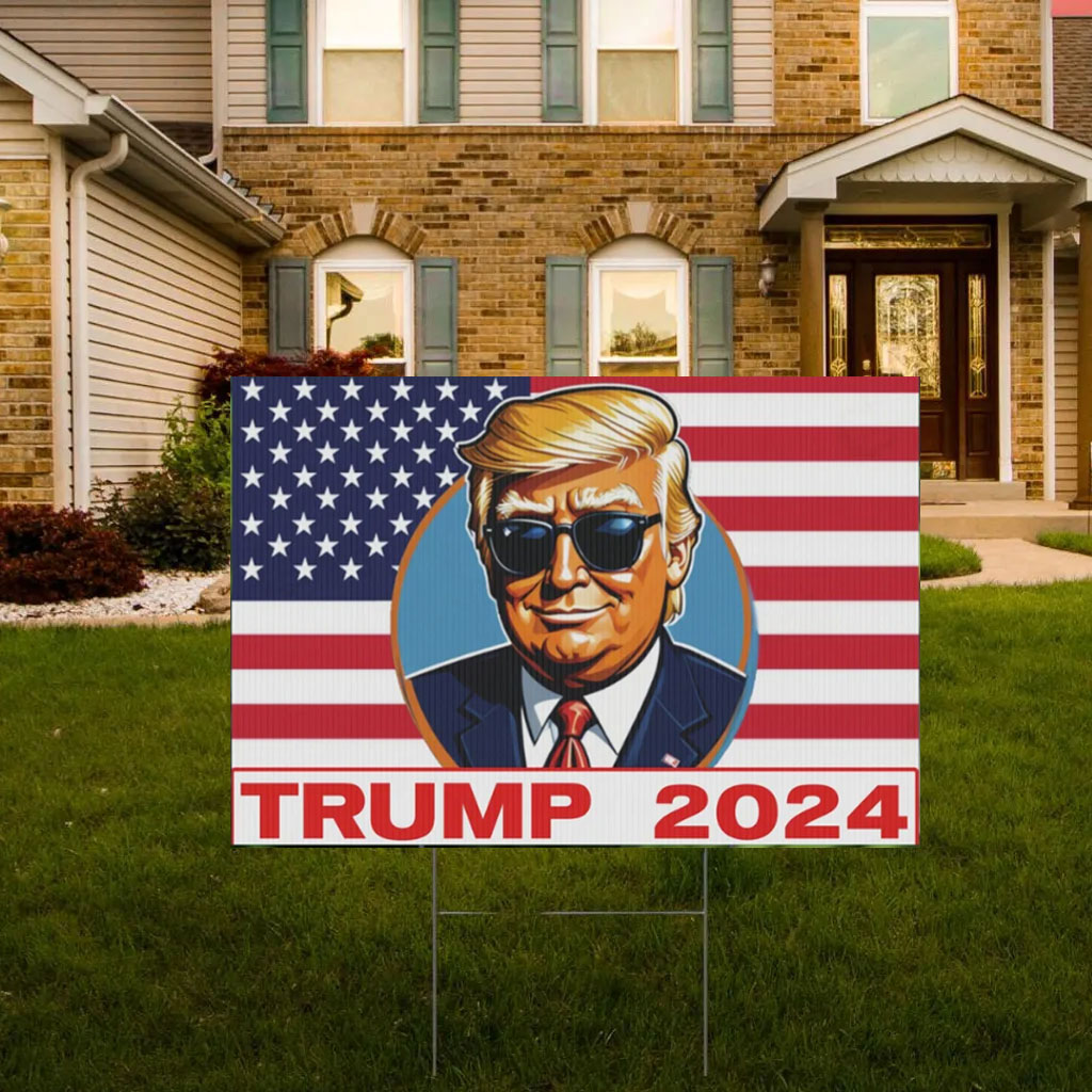 Trump 2024 Campaign Yard Sign