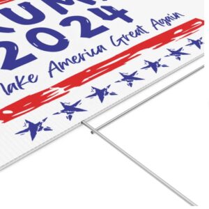 Trump 2024 Make America Great Again Yard Sign