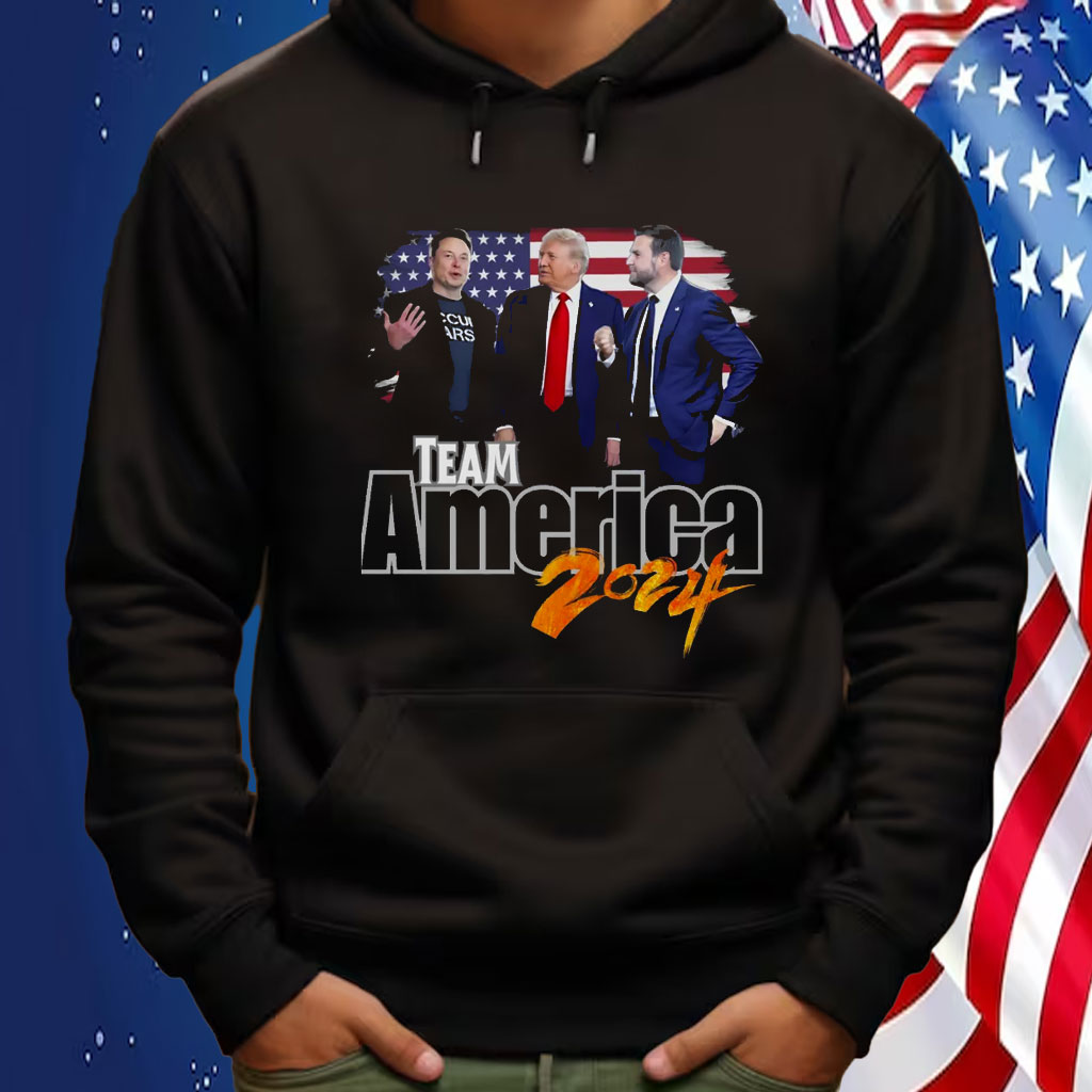 Trump 2024, Team America, Elon Musk Shirt