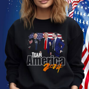Trump 2024, Team America, Elon Musk Shirt