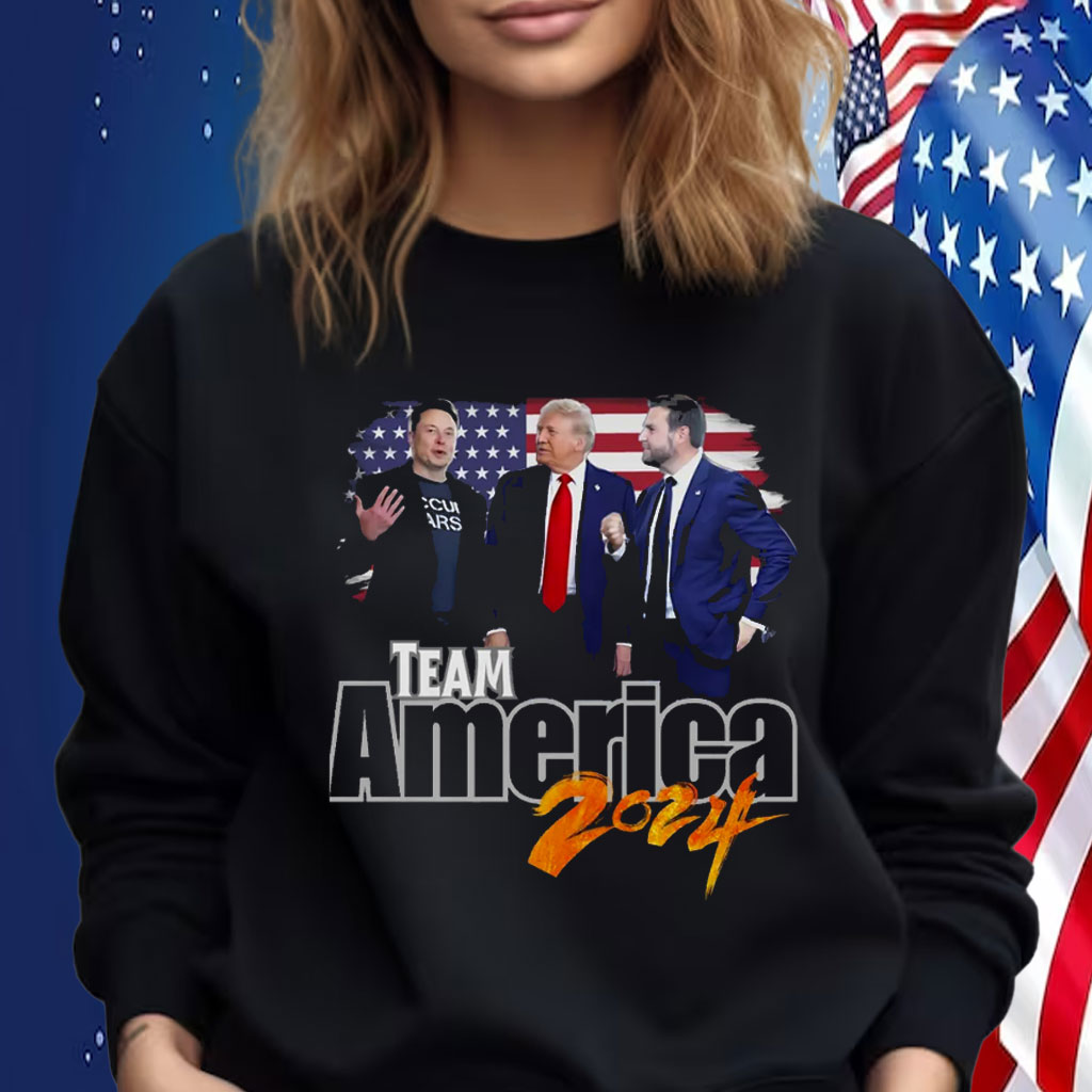 Trump 2024, Team America, Elon Musk Shirt
