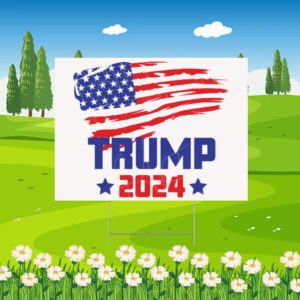 Trump 2024 & Vance Yard Sign