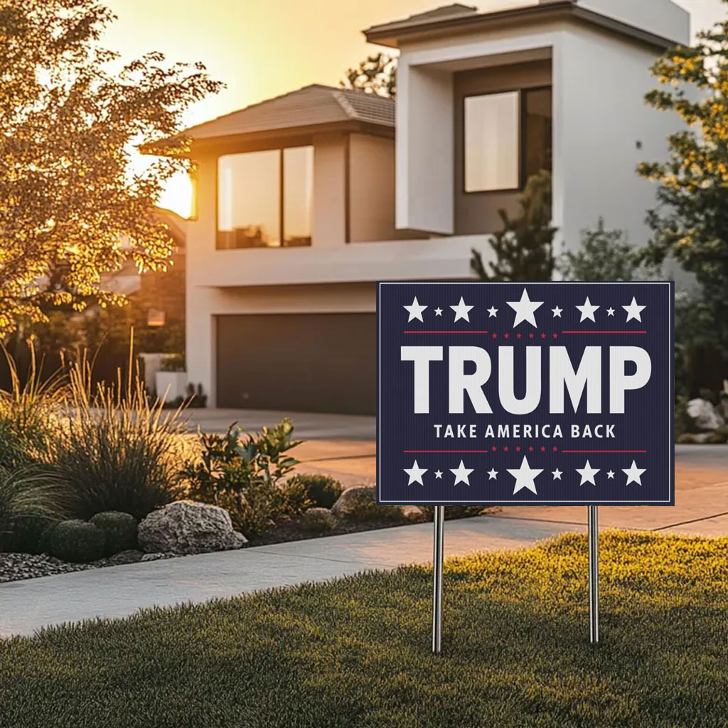 Trump 2024 Yard Sign - Take America Back MAGA