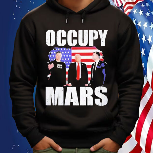 Trump And Vance And Elon Musk Occupy Mars Shirt