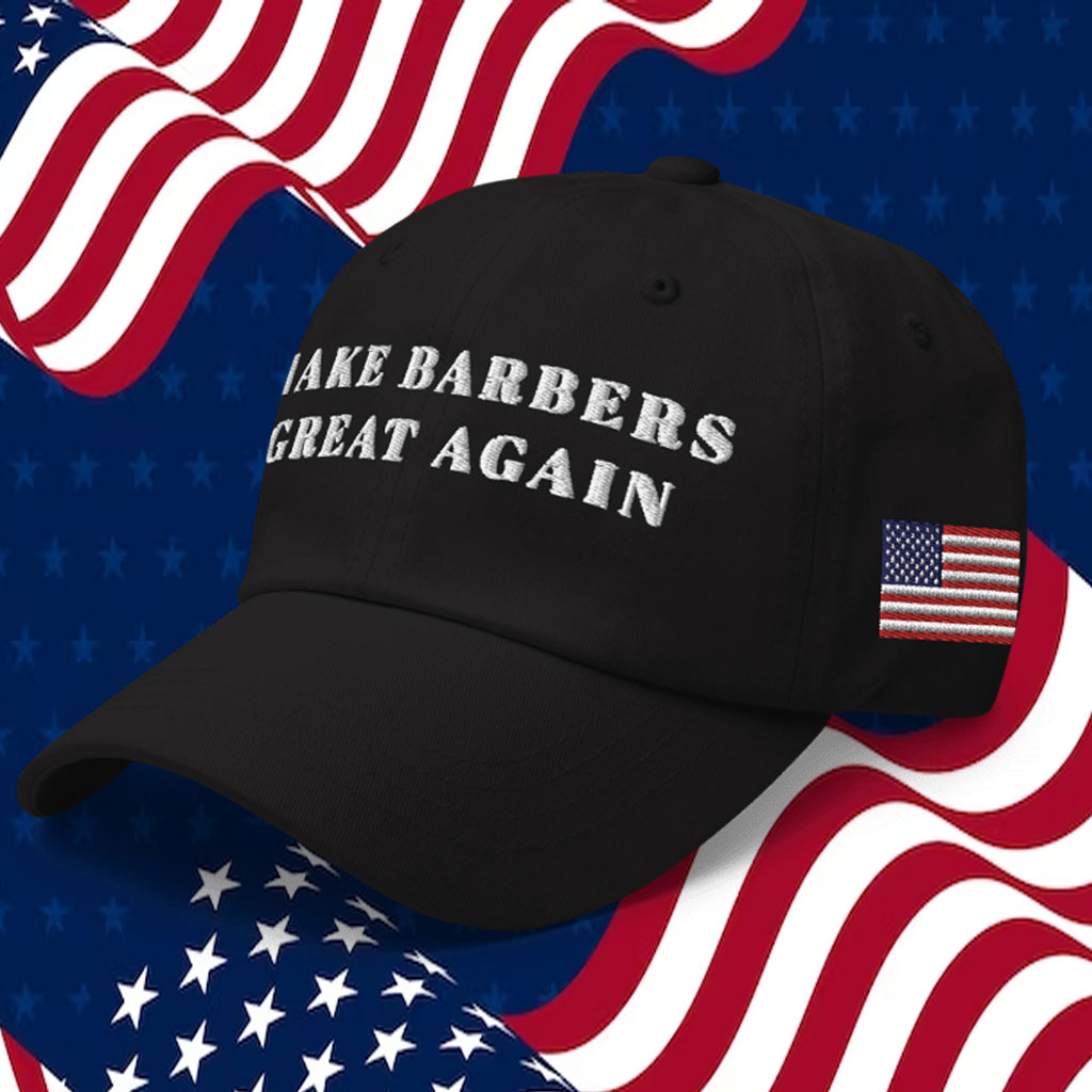 Trump MAGA, Make Barbers Great Again Hat