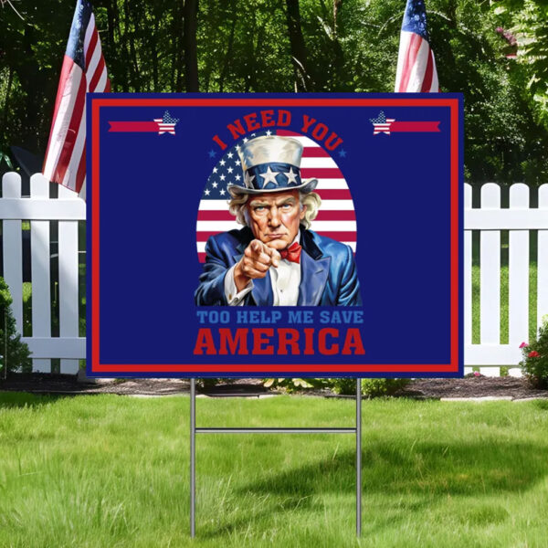Trump MAGA Republican Yard Sign!