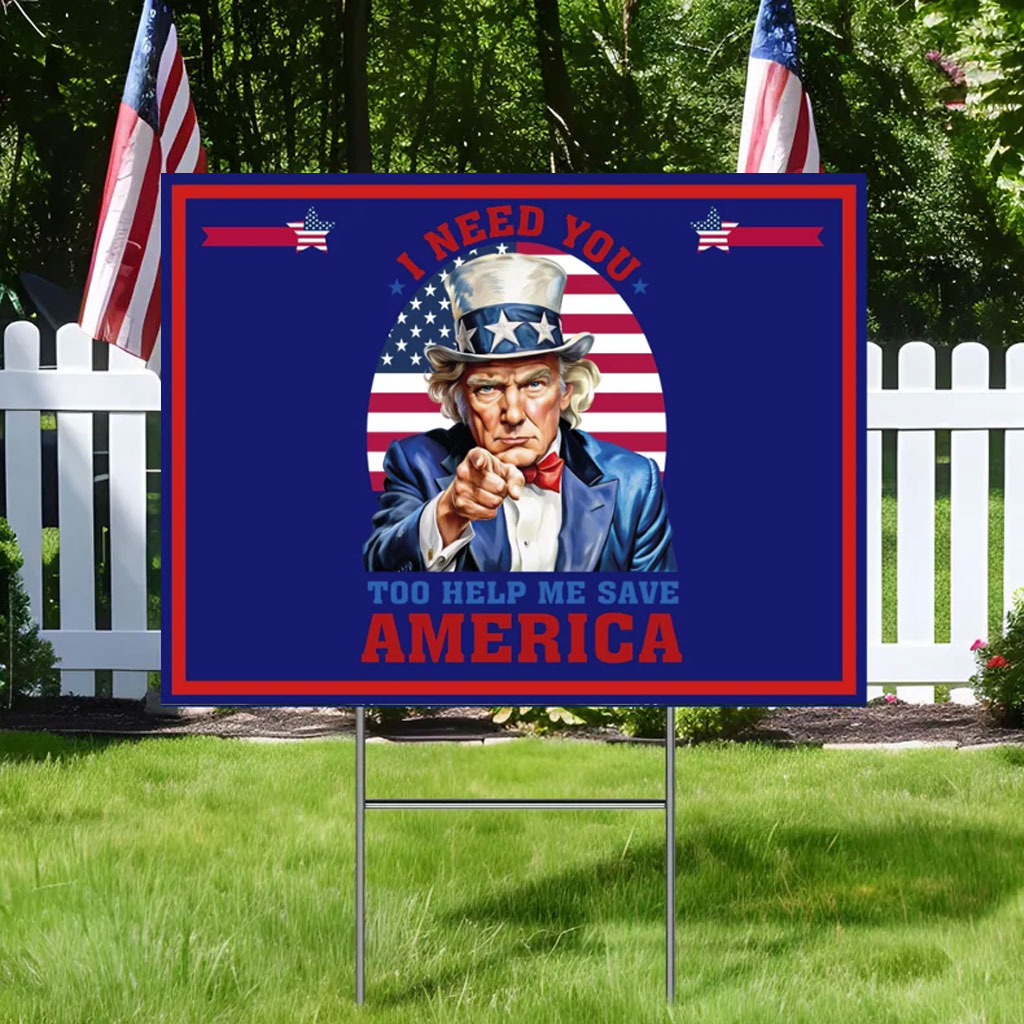 Trump MAGA Republican Yard Sign!