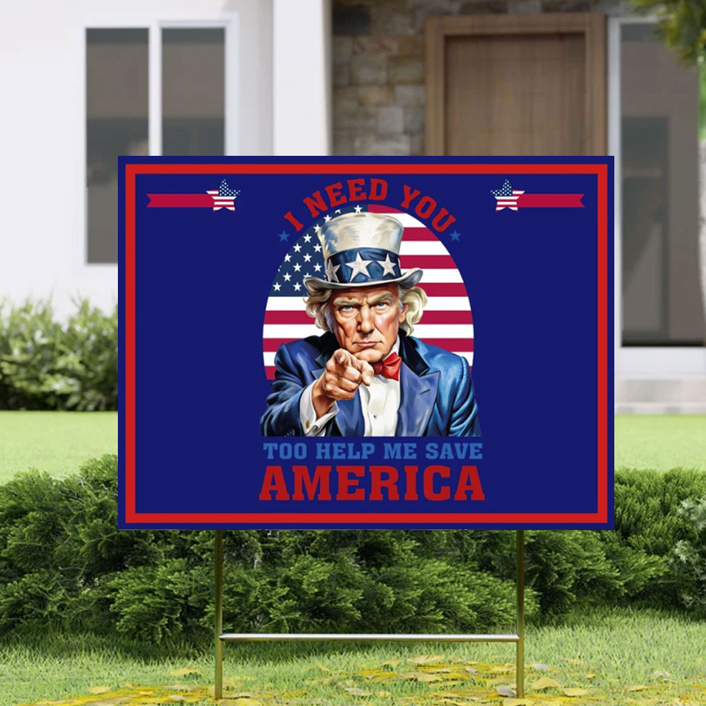 Trump MAGA Republican Yard Sign!