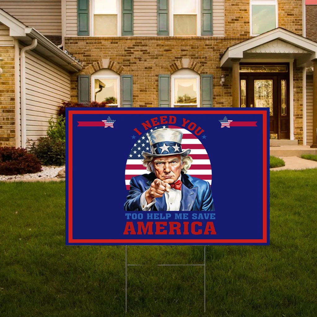 Trump MAGA Republican Yard Sign!