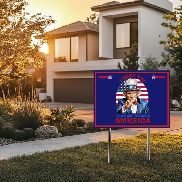 Trump MAGA Republican Yard Sign!