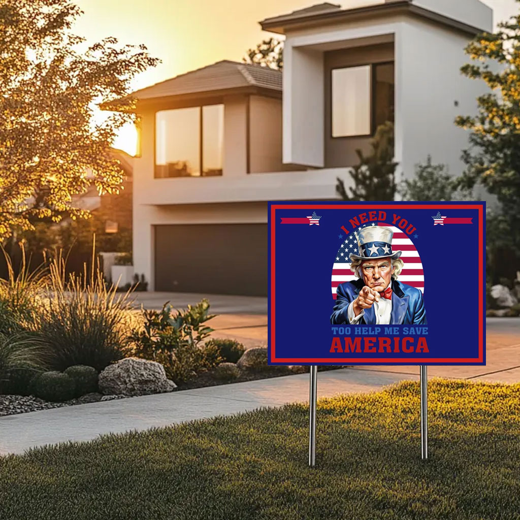 Trump MAGA Republican Yard Sign!