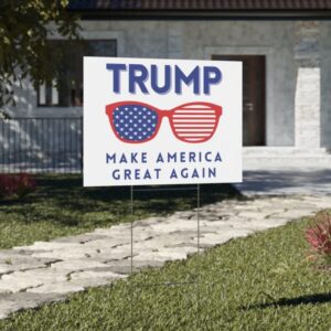 Trump Make America Great Again Yard Sign