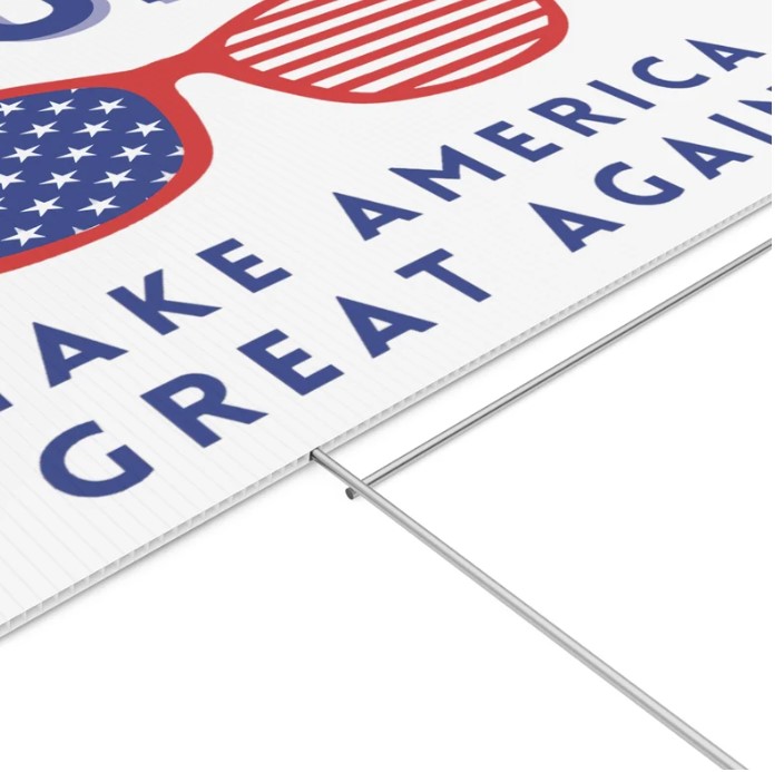 Trump Make America Great Again Yard Sign