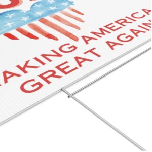Trump Making America Great Again Yard Sign