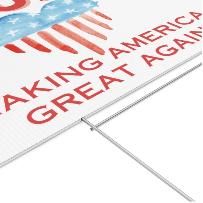 Trump Making America Great Again Yard Sign