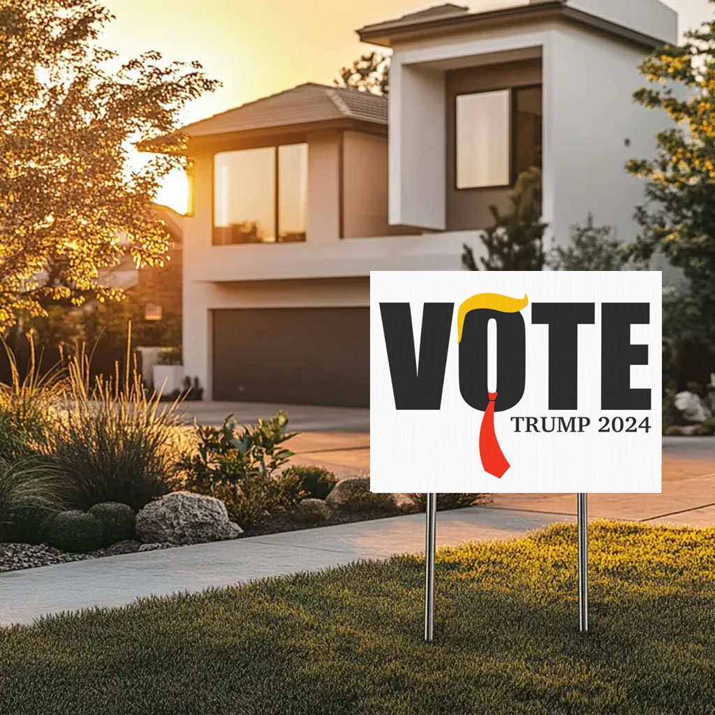 Trump Merchandise Donald Trump Merch Election 2024 Trump Supporter Yard Sign