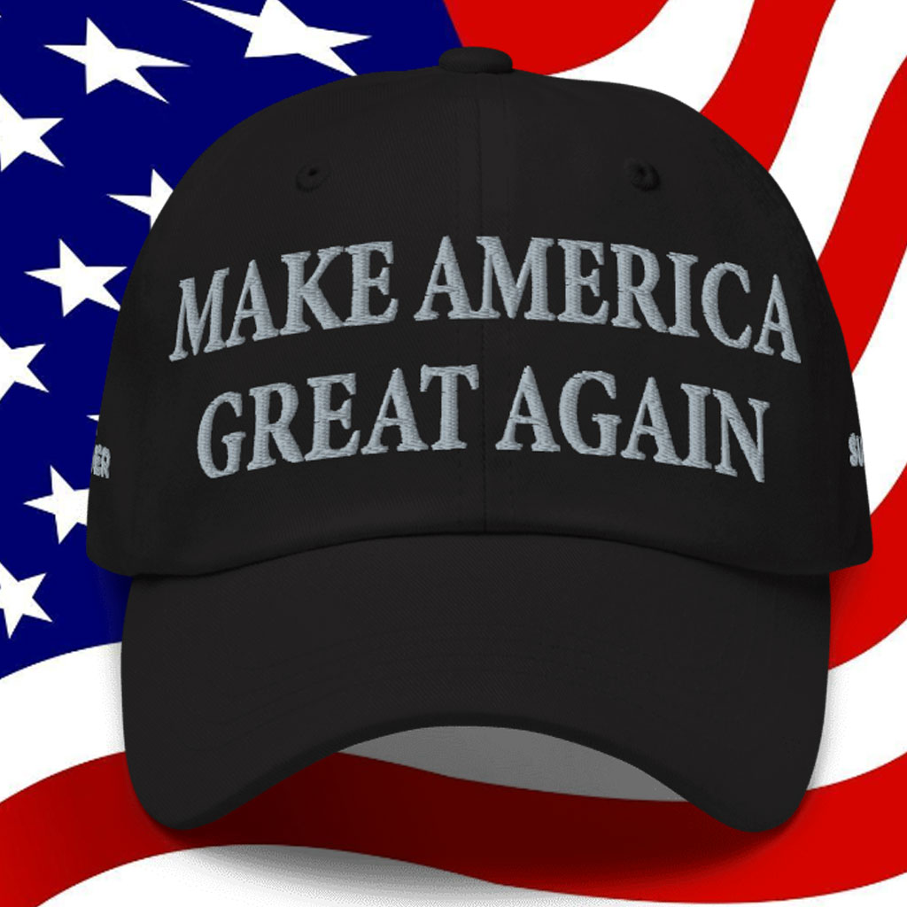 Trump Never Surrender Black MAGA Hat
