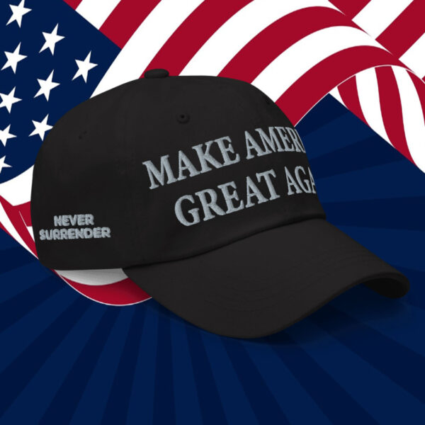 Trump Never Surrender Hat MAKE AMERICA GREAT AGAIN