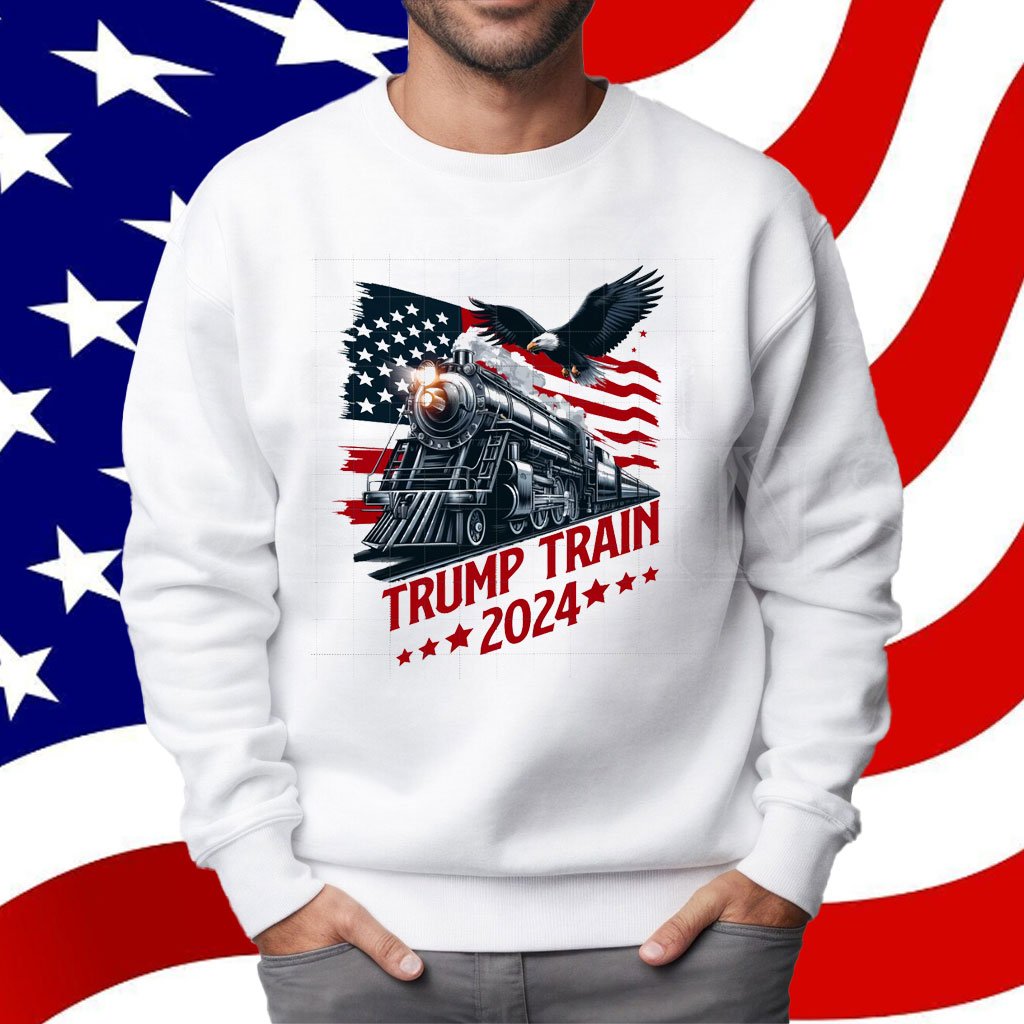 Trump Train 2024 Shirt Make America Great Again