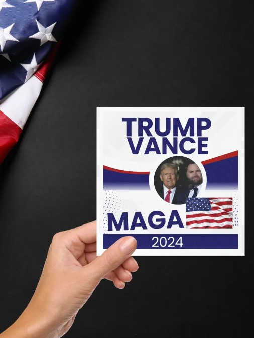 Trump Vance 2024 Car magnet Trump president elections 2024