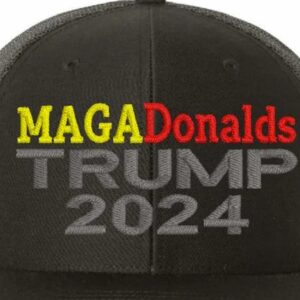 Trump Vance 2024 MAGADonalds Embroidered Hat
