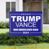 Trump Vance 2024 Make America Great Again Yard Sign