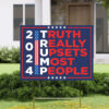 Trump Vance 2024 Make America Great Again Yard Sign with Stakes