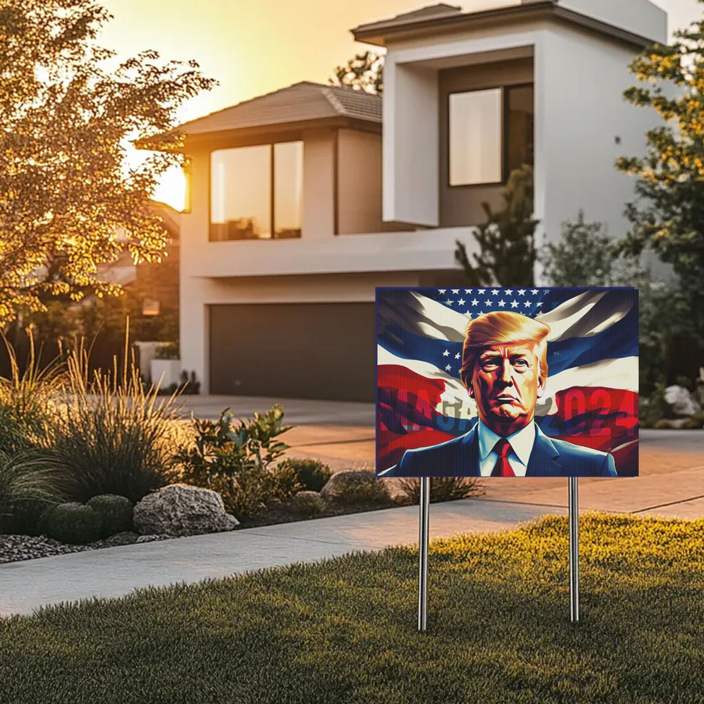 Trump Vance 2024 Yard Sign Donald Trump Supporter Yard Stake