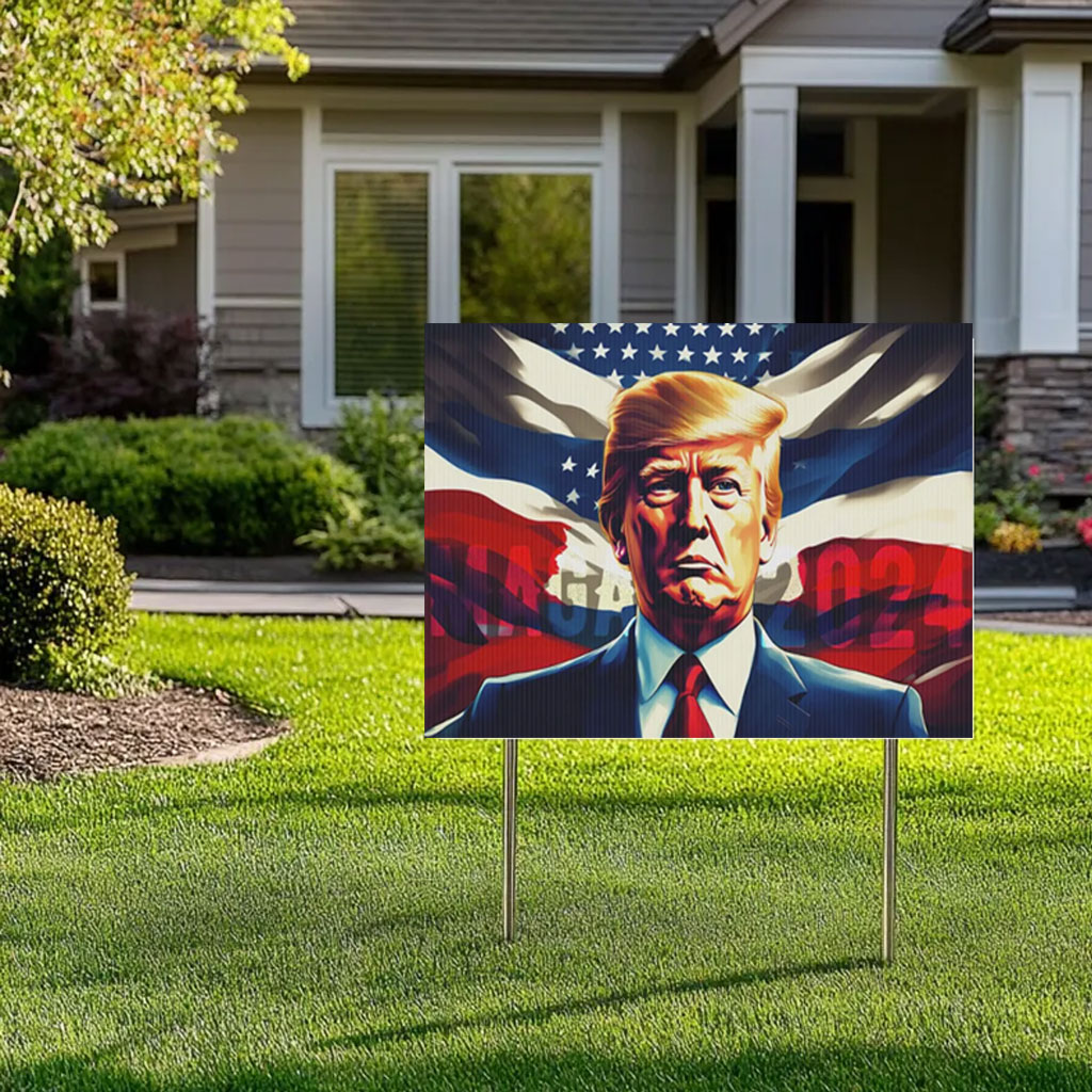 Trump Vance 2024 Yard Sign Donald Trump Supporter Yard Stake