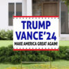 Trump Vance 2024 MAGA Yard Sign
