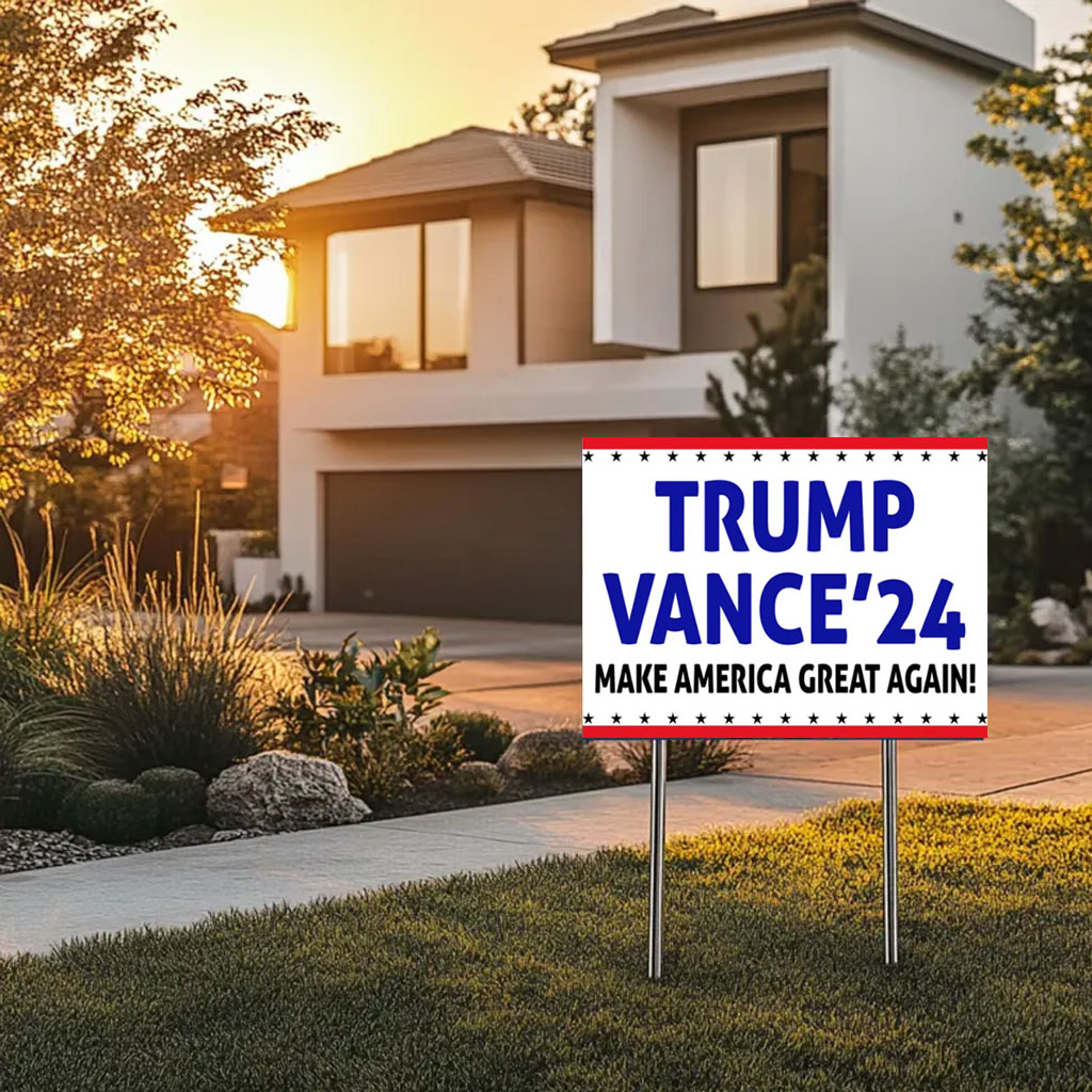 Trump Vance 2024 MAGA Yard Sign