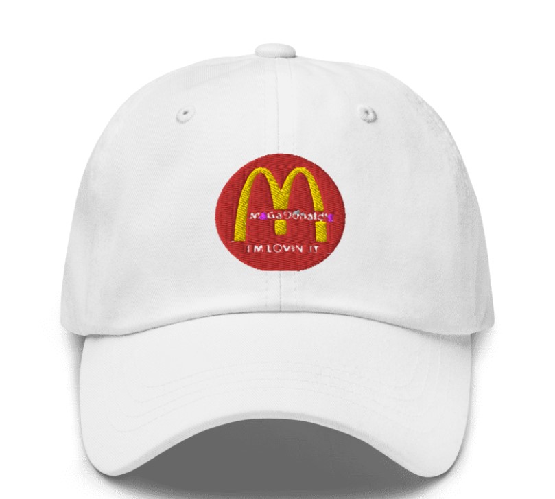 Trump Vance 2024, Trump Magadonalds Hat