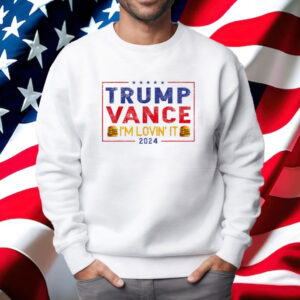Trump Vance I'm Lovin' It Hamburger 2024 Shirt