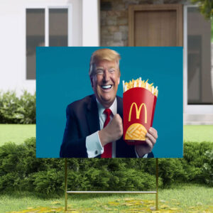 Trump Vance McDonald's Yard Sign