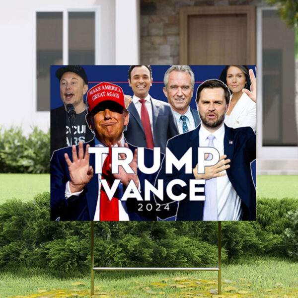 Trump Vance & Republican Campaign 2024 Yard Sign