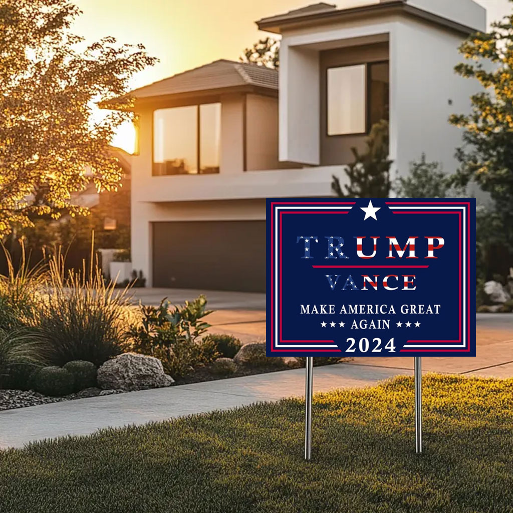 Trump & Vance Vote MAGA Yard Sign