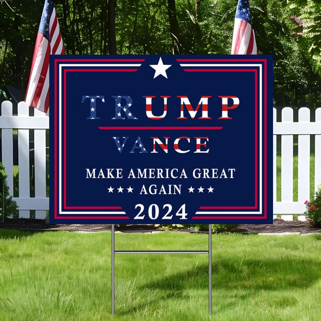 Trump & Vance Vote MAGA Yard Sign