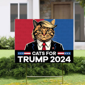 Trump Vance Yard Sign Digital 2024 Election Support Sign
