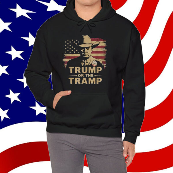 Trump or The Tramp - Vintage Election for Trump Vance 2024 Shirt