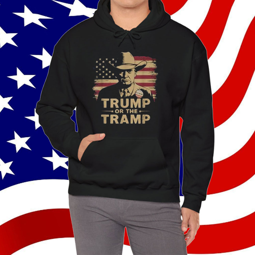 Trump or The Tramp - Vintage Election for Trump Vance 2024 Shirt