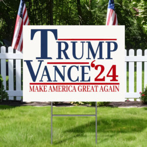 Trump vance fight fight fight Yard Sign